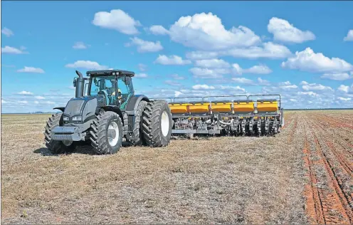  ??  ?? ÁREA. Según la Bolsa de Cereales de Buenos Aires, la campaña de trigo abarcaría unas 5,9 millones de hectáreas sembradas.