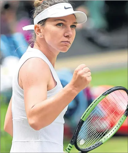  ??  ?? Simona Halep blitzed her way past Serena Williams on her way to her maiden Wimbledon title