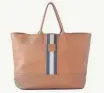  ?? ?? PUCCI gifted this sporty bag with its New England-y stripe and Tuscan flare to the tennis legend. | Bloomberg