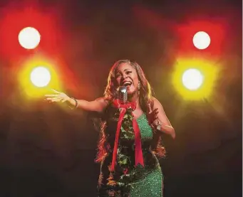  ?? Stages ?? Singer DeQuina Moore headlines the Stages production of “Houston for the Holidays.”