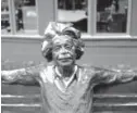  ?? Cyrus Mccrimmon, The Denver Post ?? A snow-covered Albert Einstein sculpture sits on a bench in Vail Village on Jan. 3, 2009.