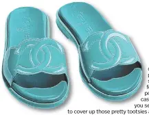  ??  ?? R CHANEL SLIDES, $750