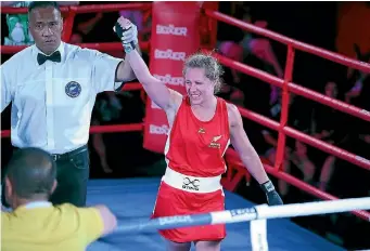  ?? PETER MEECHAM/PHOTOSPORT ?? Troy Garton will compete in the women’s 60kg division for New Zealand at the Commonweal­th Games on the Gold Coast in April.