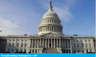  ??  ?? The Capitol Building in Washington DC. —AFP