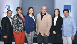  ??  ?? Ronnier Barrientos, Cordero. Lissette Echavarría, Cayra Bencosme, José Sánchez, Juliana Ramia y Ángel