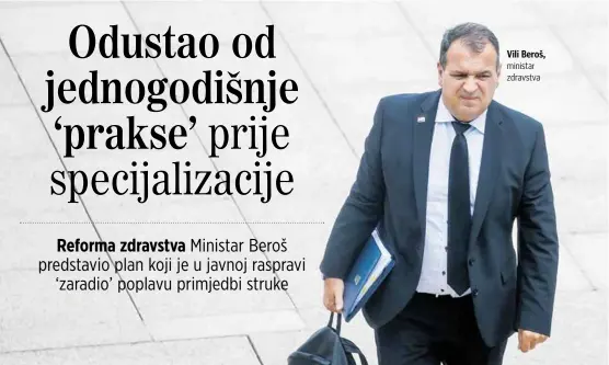  ?? ?? Vili Beroš, ministar zdravstva