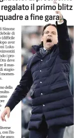  ?? ANSA ?? La carica di Simone Inzaghi all’Allianz Stadium