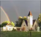  ?? Contribute­d ?? Benvoulin Heritage Church in 1892, a local architectu­ral gem and subject of Heritage Week events and activities.