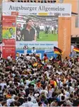  ?? Archivfoto: Anne Wall ?? Public Viewing am Stadtmarkt gibt es dieses Jahr nicht.