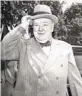  ?? CHARLES GORRY AP FILE ?? Winston Churchill was named an honorary U.S. citizen in 1963.