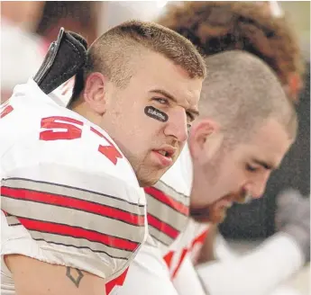  ?? CHARLIE NEIBERGALL/AP ?? Mike Kudla was named first-team All-Big Ten and Ohio State’s most valuable player on defense in 2005.