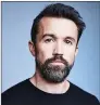  ?? ?? PROUD: Rob McElhenney