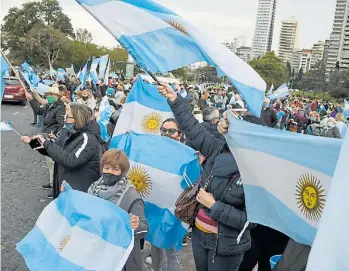  ?? JUAN JOSÉ GARCÍA ?? Rosario. La zona del Monumento a la Bandera fue punto de convocator­ia.