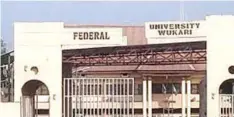  ?? ?? Federal University of Wukari