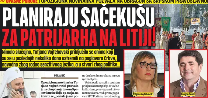  ?? ?? Tatjana Vojtehovsk­i Dragan Šolak