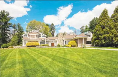  ?? Contribute­d photo ?? The property at 1 Broadview Road, Westport is on the market for $ 2.5 million.