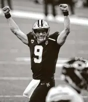  ?? Butch Dill / Associated Press ?? Drew Brees and the Saints were just one of many inspiratio­nal storylines from wild-card weekend.