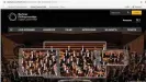 ??  ?? Берлинский филармонич­еский оркестр на сайте Digital Concert Hall