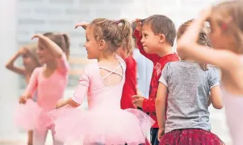  ?? FOTO: KATJA ILLNER ?? Im Tanzhaus NRW zeigen die Kids, welche Tänze sie gelernt haben.