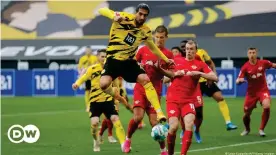  ??  ?? El Dortmund se impuso a Leipzig en la jornada 32 de la Bundesliga, hace solo unos días