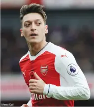  ??  ?? Mesut Ozil