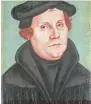  ?? LUTHER MEMORIALS FOUNDATION OF SAXONY-ANHALT. ?? Lucas Cranach the Elder painted this portrait of Martin Luther in 1528.