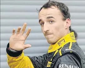  ??  ?? Robert Kubica no será el segundo piloto de la escudería Williams en 2018