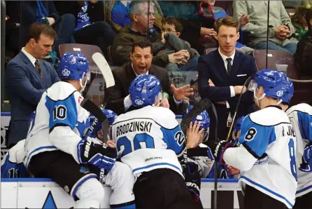  ?? Penticton Herald file photo ?? “We’ve never hosted the (Centennial Cup) tournament before and you’ll be two years without having a tournament when it comes time in 2022. We feel it would be a no-brainer to put us in that spot,” Penticton Vees coach Fred Harbinson told the Vancouver Sun.