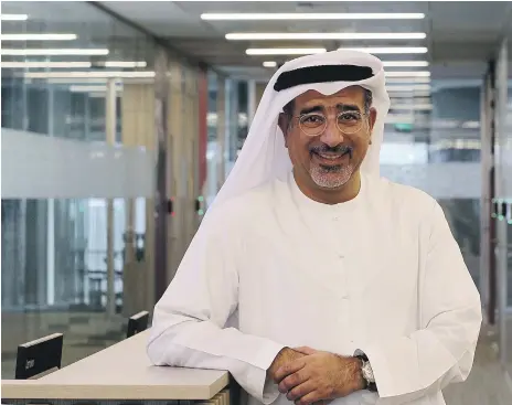  ?? Satish Kumar for the National ?? Abdulfatta­h Sharaf is targeting growth across all of HSBC UAE’s sectors