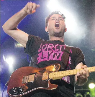  ?? DEREK RUTTAN/POSTMEDIA FILES ?? Max Kerman performs at Rock The Park in London, Ont., in 2015.