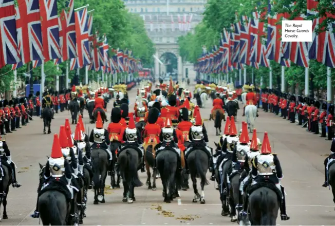  ??  ?? The Royal Horse Guards Cavalry.