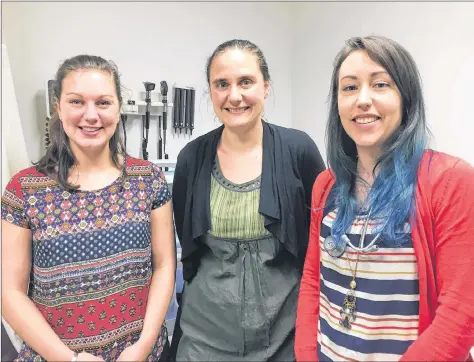  ?? WENDY WALTERS ?? Dr. Carly Mclellan, Dr. Judith Puetz and Dr. Corinne Dewar, with the Dalhousie Medical School’s Family Medicine Residency Program.