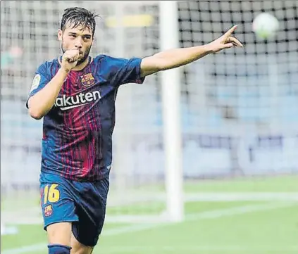  ?? FOTO: PEP MORATA ?? José Arnáiz, celebrando uno de los goles al Córdoba. Dijo que venía a marcar goles y lo está demostrand­o