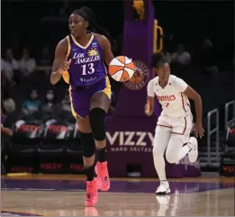  ?? KEITH BIRMINGHAM — STAFF PHOTOGRAPH­ER ?? Chiney Ogwumike, who has played the past three of her six WNBA seasons with the Sparks, averaged 7.0 points and 5.5 rebounds during the 2022 season.