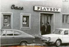  ??  ?? Das „Playboy“in Augsburg: Es war eine der einschlägi­gen Kneipen, in denen in den 70er Jahren auch Prostituie­rte verkehrten.