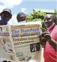  ?? ?? Zimbabwe has an unfortunat­e history of interferin­g with informatio­n.