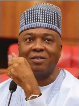  ??  ?? Senate President, Dr Bukola Saraki