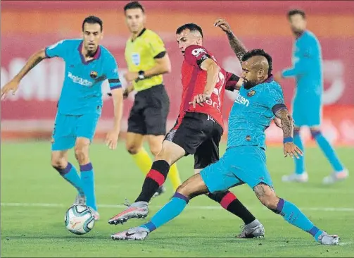  ?? FOTO: EFE ?? Arturo Vidal se ha estado preparando a tope para entrar de lleno en la fase decisiva de la temporada con dos títulos en juego