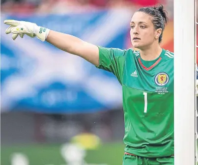  ?? Picture: Getty Images. ?? Gemma Fay: will bring her experience as Scotland’s most-capped goalkeeper to the role of women and girls’ developmen­t guru at Scottish Rugby.