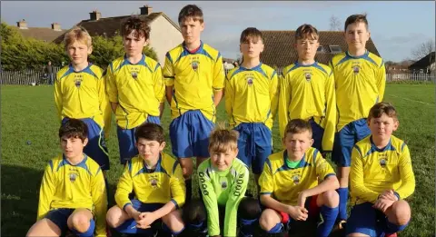  ??  ?? New Ross Town, who were impressive winners of their Under-12 Division 1 match.