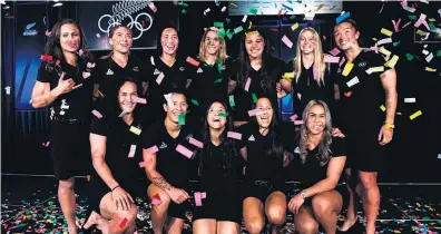  ?? photosport.nz ?? The New Zealand Women’s Sevens team provides girls with great role models.