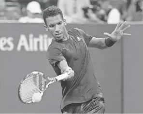  ?? JERRY LAI/ USA TODAY SPORTS ?? Felix Auger- Aliassime is a key storyline in one of the Netflix episodes of “Break Point.”