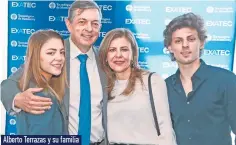  ?? ?? Alberto Terrazas y su familia