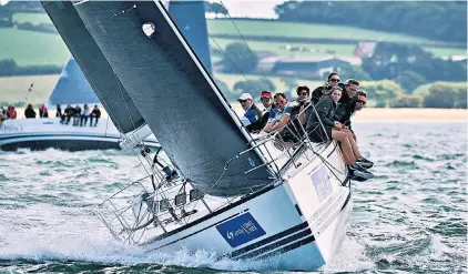  ??  ?? P2P platform Lendy is the headline sponsor of the Cowes Week regatta