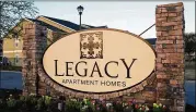  ?? CONTRIBUTE­D ?? Legacy Apartment Homes in Brunswick is a complex that’s among properties Sean Hannity owns through a Georgia shell company.