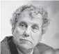  ?? DREW ANGERER TNS ?? Sen. Sherrod Brown, D-ohio, is in a race that is considered one of the most competitiv­e contests this November, and appealing to industrial workers is key to his reelection hopes.