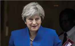  ??  ?? Theresa May is under pressure after a disastrous conference speech