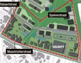  ?? FOTO STAD BILZEN ?? Het gebied grenzend aan het toekomstig grootwaren­huis biedt ruimte voor woningen, appartemen­ten en kleinschal­ige handel.