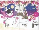  ??  ?? The Snowman Advent Calendar, £22.50, Prestat, available at Waitrose We love the quirky, gilded design.