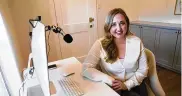  ?? AP ?? Paige Pritchard, a spending coach who shares financial advice on TikTok, says she chose her career path after blowing her entire $60,000 salary on clothing, beauty and hair products in the first year after she graduated from college.